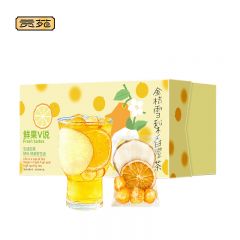 贡苑 金桔雪梨香橙茶120g 搭柠檬雪梨干片山楂网红泡水果花茶包