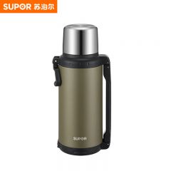 苏泊尔（SUPOR） KCV20BV10 极光旅行保温壶304不锈钢保温瓶车载水壶户外暖水瓶极光绿2L