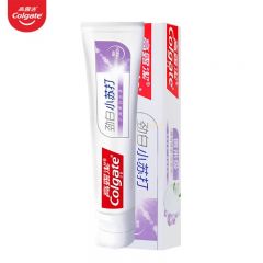 高露洁（colgate） 劲白小苏打牙膏洁净去渍清新口气 深层清洁吸附 北美留兰 120g 1支