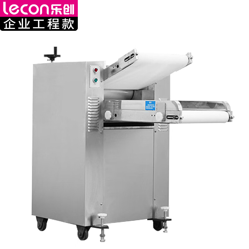 乐创（lecon） 商用工程款不锈钢自动揉面压面机 350I型商用自动压面机多功能和面 LC-J-YM350I