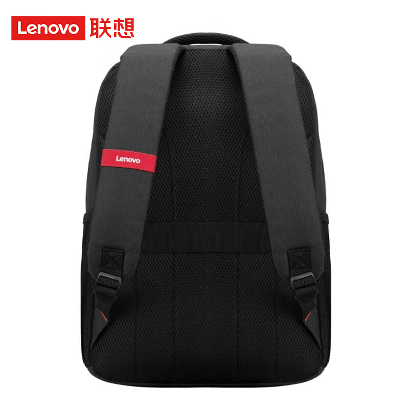 联想（Lenovo） Q3双肩背包电脑包商务休闲旅行出差帆布材质【彩色logo】 15.6英寸轻便多功能双肩包