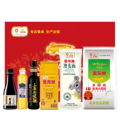 金龙鱼 福遇锦鲤大礼包A（特价） 1700g+1100ml
