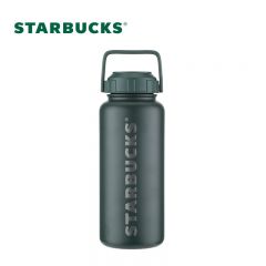 星巴克（Starbucks） 经典系列高颜值咖啡茶水保温杯办公便携经典款不锈钢运动壶960ml