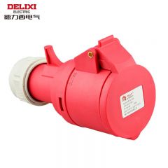 德力西电气 DEP2-225 工业连接器 航空插头插座耦合器IP44大功率防水连接器 5芯32A 415V DHADEP2225R