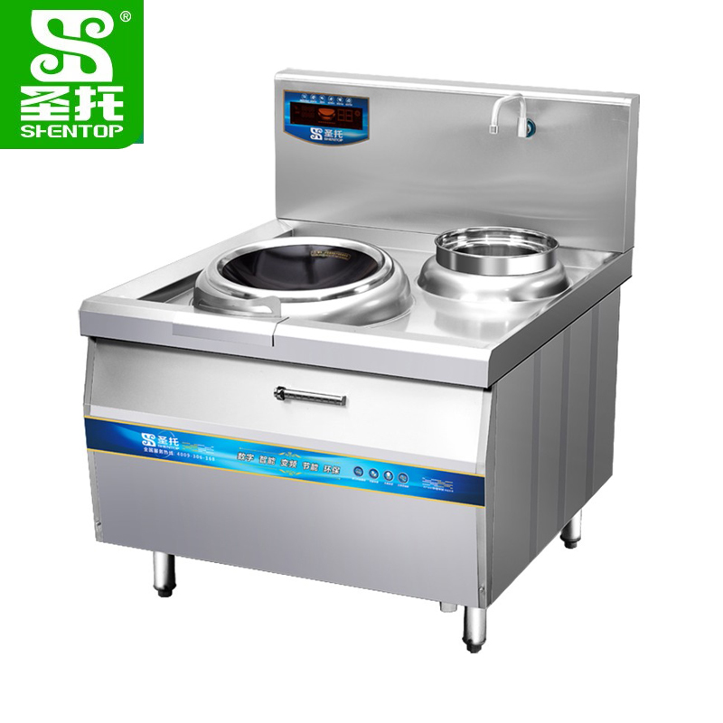 圣托（Shentop） 单头单尾小炒炉 食堂大功率凹面电炒炉 8kW/15kW单头单尾小炒炉 DCB11