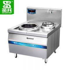 圣托（Shentop） 单头单尾小炒炉 食堂大功率凹面电炒炉 8kW/15kW单头单尾小炒炉 DCB11