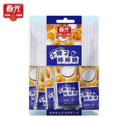 春光 小椰子棒棒糖56g 糖果零食 原味小包装（3袋起发）