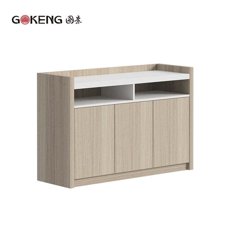 国景 简约现代茶水柜多功能储物柜家用边柜办公室矮柜  G-CSG02