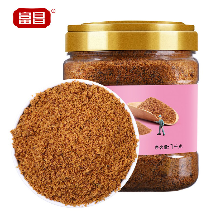 富昌 红糖1kg 老红糖黑糖粉红糖水土红糖蔗糖红糖姜茶水烘焙原料