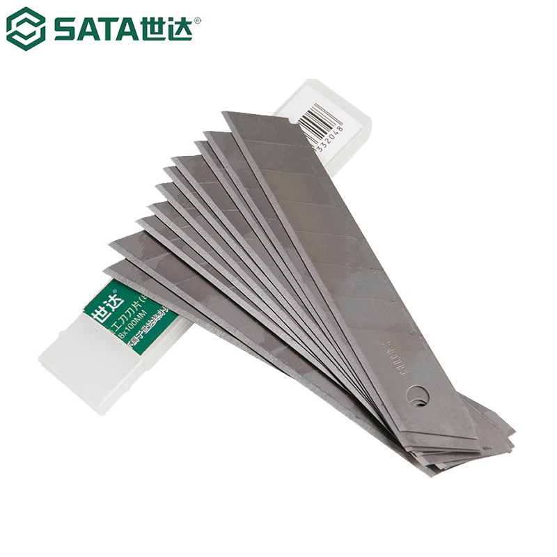 世达（SATA） 93437美工刀刀片实用刀梯形刀片 93434A刀片壁纸刀片 93436