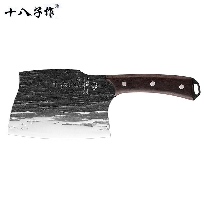 十八子作 SL2326-AB手工锻打刀具家用菜刀墨锋斩切刀