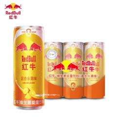 红牛 维生素能量饮料混合水果味325ml*6罐（500-1000箱起发）