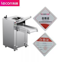 乐创（lecon） 压面机商用 600kg/h自动擀面皮机 304不锈钢压面辊 LC-J-YMZ350A