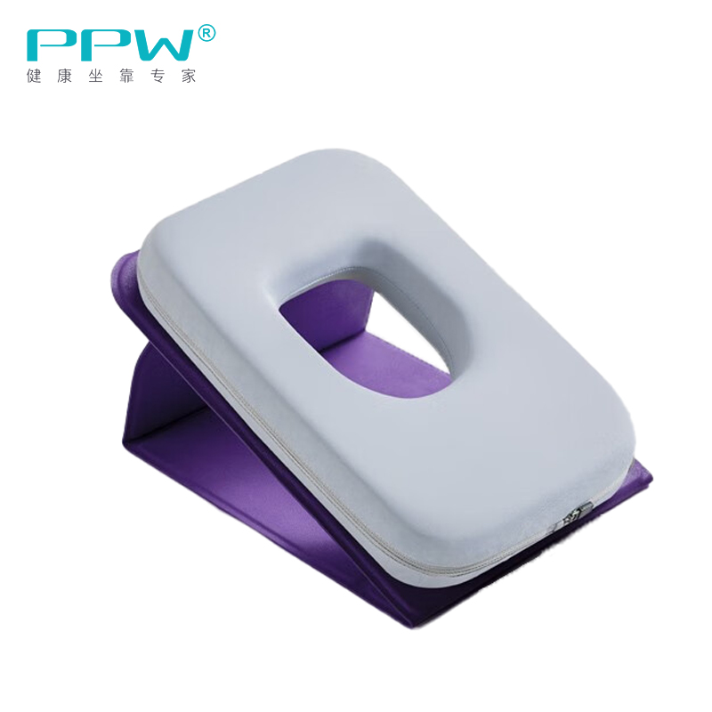 PPW PadMini午睡枕小学生趴睡枕头便携午休枕抱枕头儿童午睡神器趴趴枕妃色紫222505P0127MP1