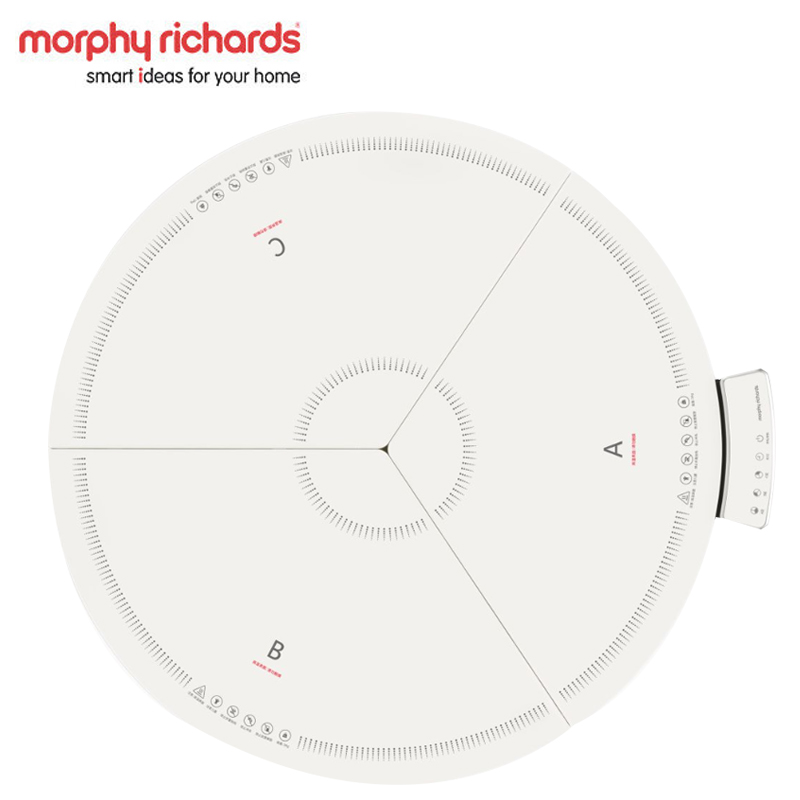 摩飞（Morphyrichards） 折叠暖菜板圆形分区控温加热菜板多功能家用饭菜保温板暖菜垫MR8306暖菜板75*70cm一个
