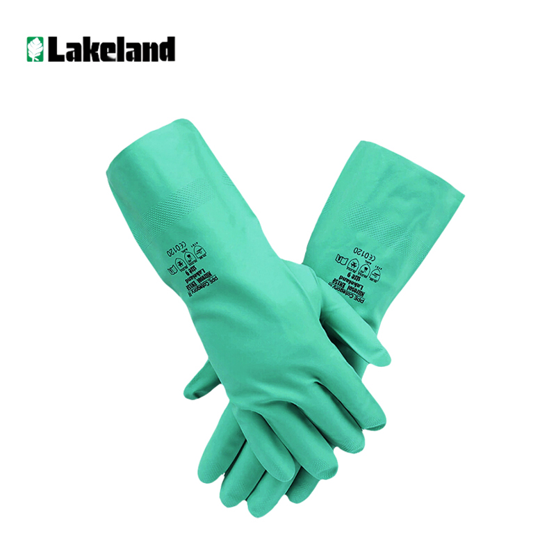 雷克兰（Lakeland） EN15F丁腈橡胶防化手套33cm9码1副装