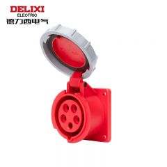 德力西电气 工业插座暗装插座 DEP2-3152 IP67 16A 5芯 415V DHADEP23152R
