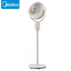 美的（Midea） FGD24UZR空气循环落地电风扇 卧室节能省电家用台立式5叶智能变频温控遥控 遥控wifi智联 白色