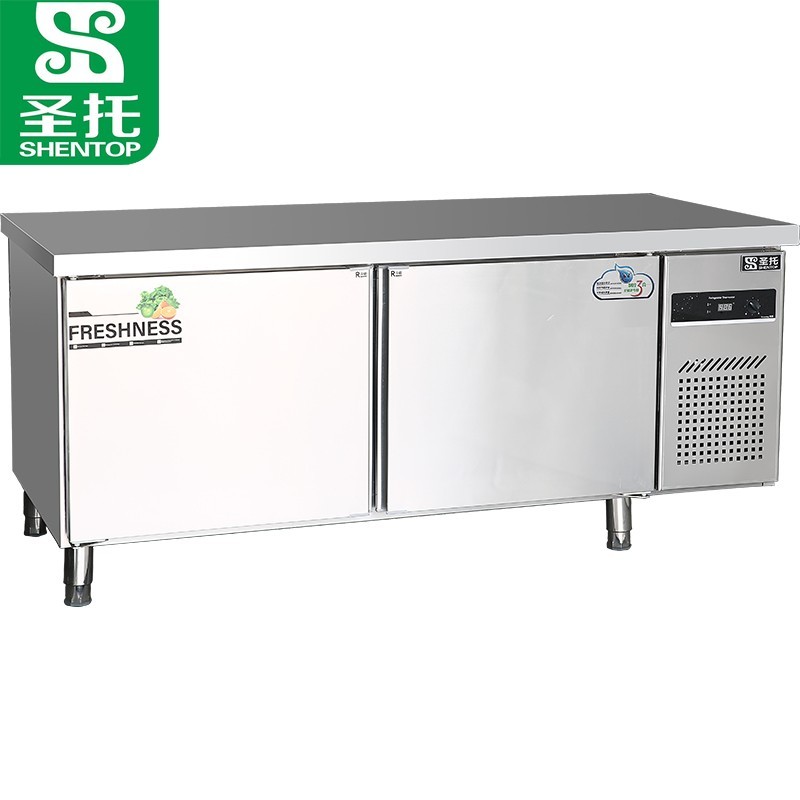 圣托（Shentop） 1.8米冷藏工作台 厨房冷冻柜操作台冰箱 平冷工作台商用 DHC03
