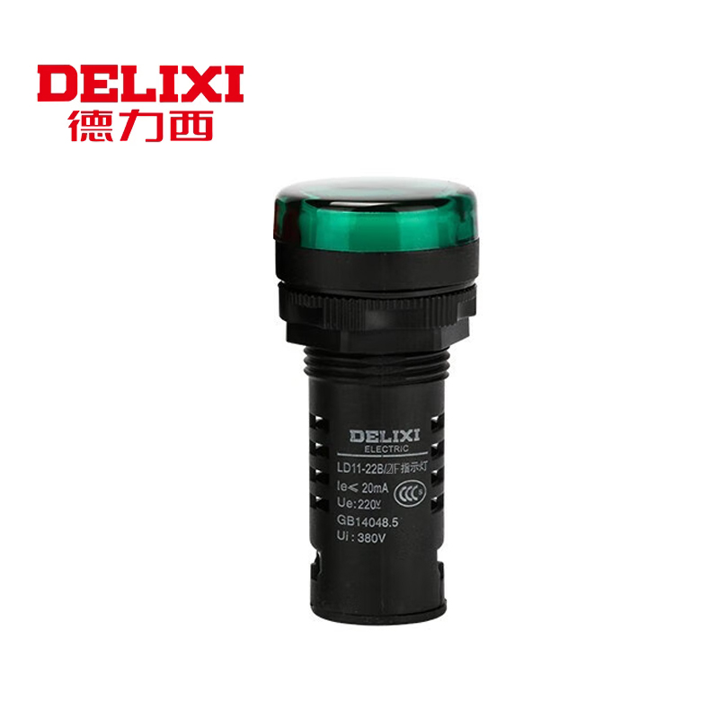 德力西电气（DELIXI ELECTRIC） 指示灯；LD11-22B/21F AC.DC 220V 绿