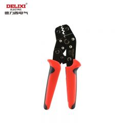 德力西电气（DELIXI ELECTRIC）压线钳 端子钳 水晶头网线钳 剥线器 水晶头钳子 裸端子1.25-6mm DHCXDN06