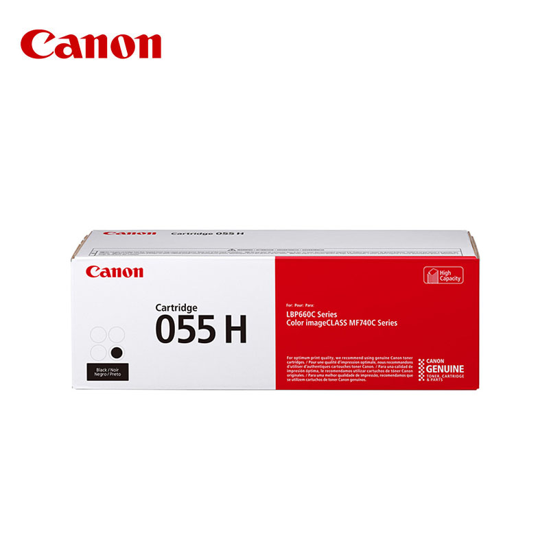 佳能（Canon）CRG055H BK 黑色大容量 原装硒鼓墨粉（适用MF746Cx/MF742Cdw/LBP664Cx打印机）