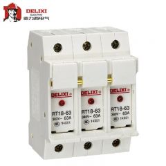 德力西电气（DELIXI ELECTRIC） 圆筒形帽熔断器 底座；RT18-32X 2P 座