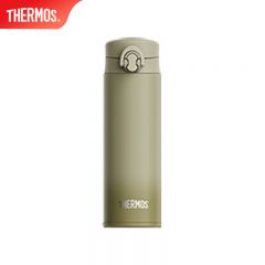 膳魔师（THERMOS） TCNF-500S GR-G水杯高真空316l不锈钢保温杯办公桌面杯直饮水杯绿豆褐 500ml