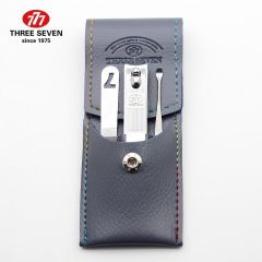 777（THREE SEVEN）修容美护 三件套TSM-711 指甲刀套装 修甲工具 灰色 一套