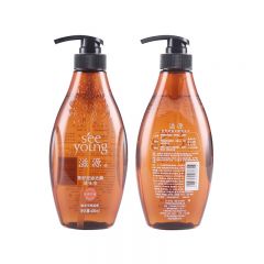 滋源 去屑洗发水无硅油茶籽控油止痒洗发露400ml清爽轻盈洗头膏男女士