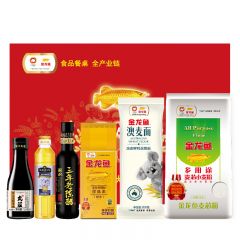 金龙鱼  福遇锦鲤大礼包A款 1700g+1100ml