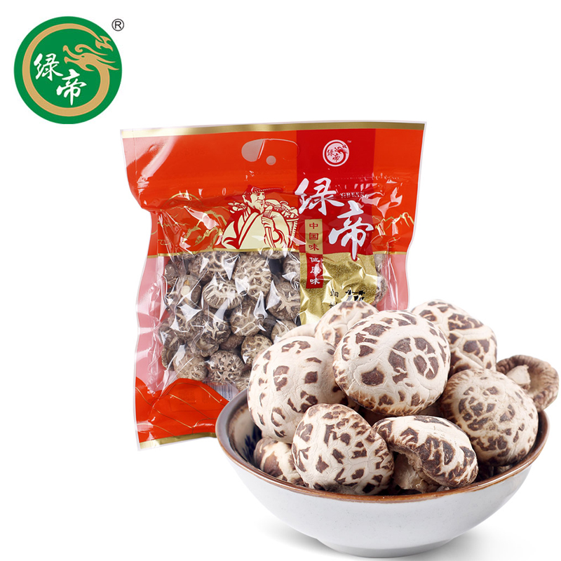 绿帝 蘑菇山珍干货食用菌煲汤食材 花菇250g