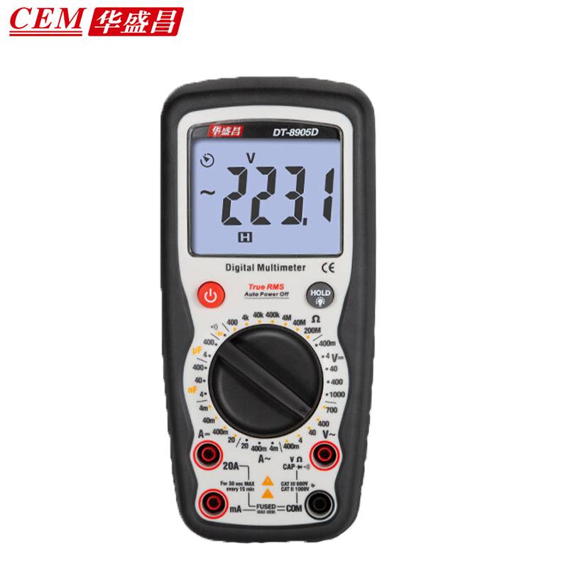 华盛昌（CEM） DT-8905D数字万用表真有效值防烧背光