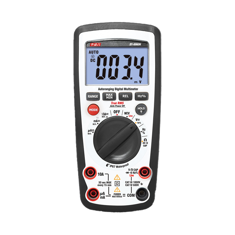 华盛昌（CEM） DT-9960H数字万用表真有效值防烧背光
