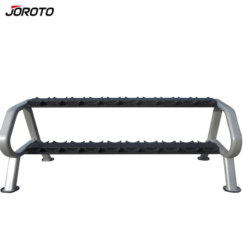 捷瑞特（JOROTO） 美国品牌环保包胶哑铃男士手铃家用健身器材哑铃架10组