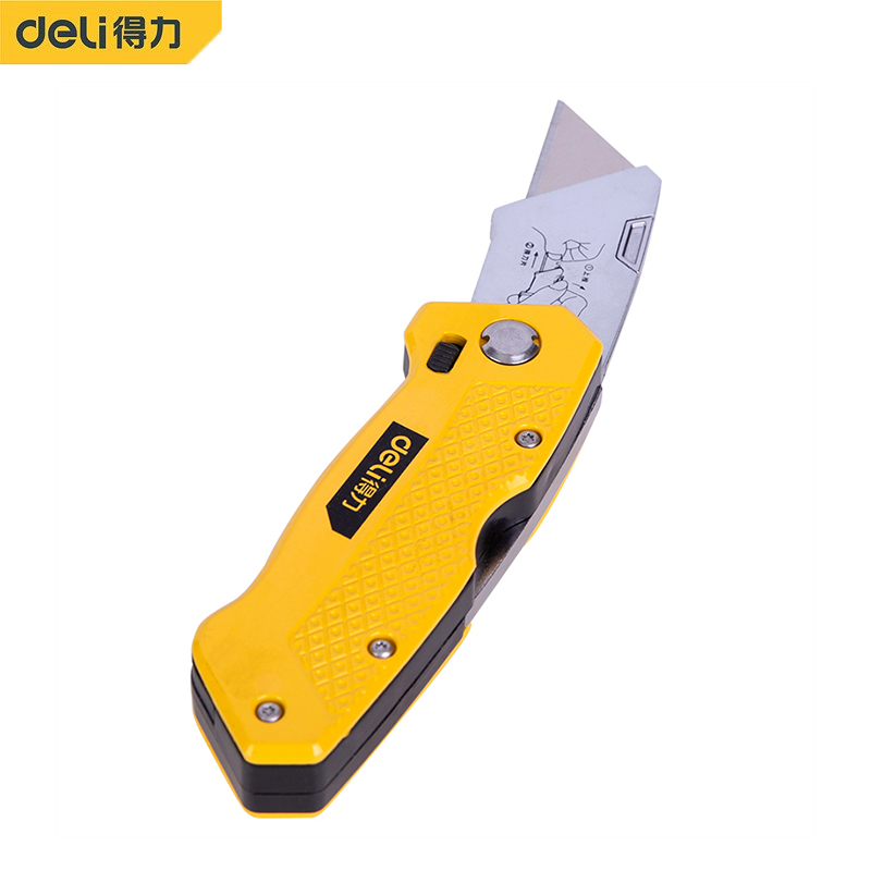 得力（deli）   DL006Z多功能重型折叠美工刀锌合金割刀T型美工刀壁纸刀裁纸刀地毯刀