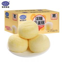 港荣（KONG WENG） 小面包蛋糕点心零食早餐饼干儿童休闲中西式糕点 蒸蛋糕淡糖450g