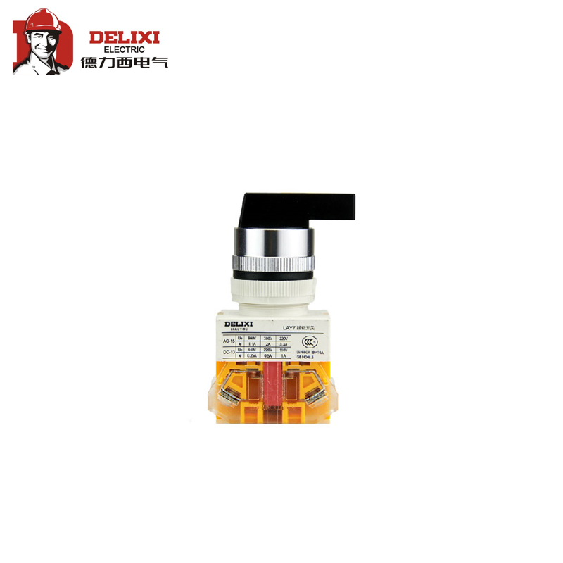 德力西电气（DELIXI ELECTRIC） 按钮开关；LAY7-22XB/33 黑