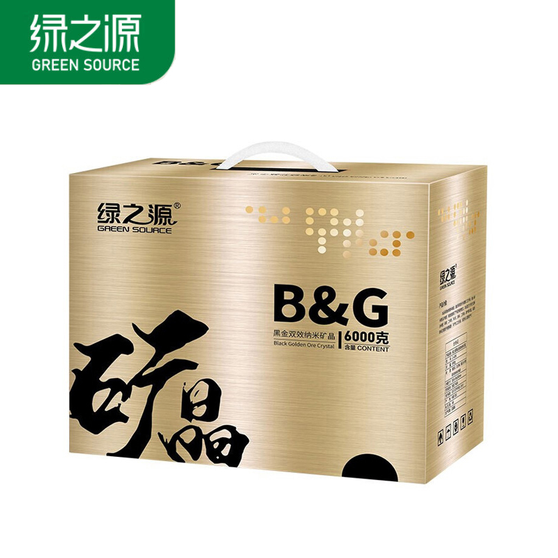 绿之源 Z-4056黑金双效纳米矿晶6000g黑金双效除醛升级