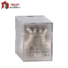 德力西电气（DELIXI ELECTRIC） 小型继电器；CDZ9L-54P （带灯）DC48V