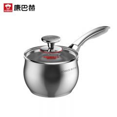 康巴赫（KBH） 不锈钢奶锅16cm煮面锅电磁炉明火通用KGC-N16X