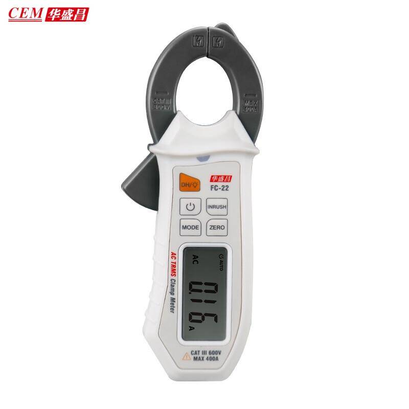 华盛昌（CEM） FC-22数字钳形表高精度真有效值电流表