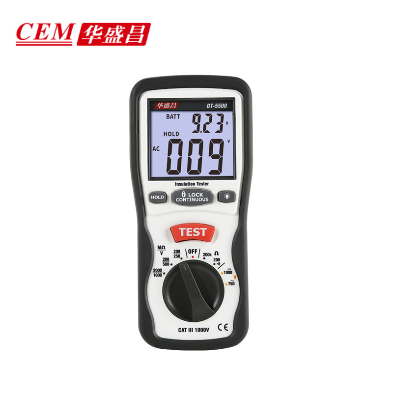 华盛昌（CEM） DT-5500数字绝缘电阻测试仪