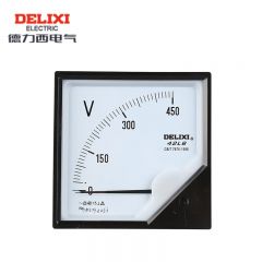 德力西电气 电压表 指针式间接式电流表 单相指针表 42L6V450V