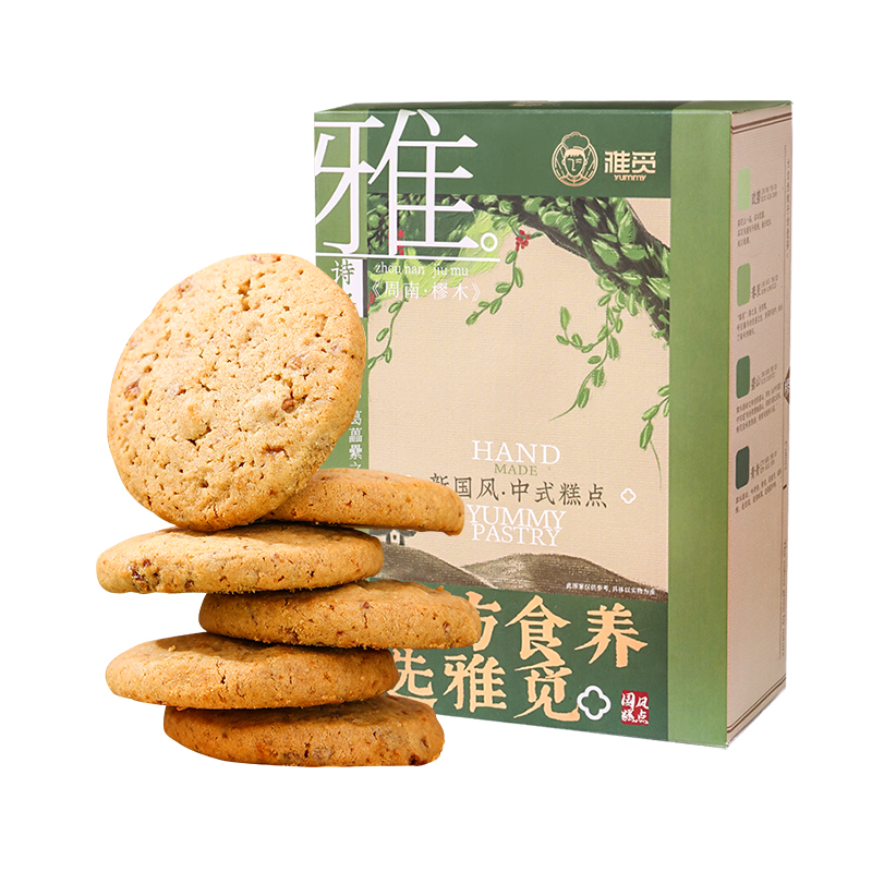 雅觅 宫廷玫瑰桃酥 270g