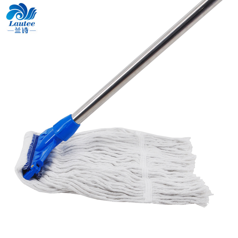 兰诗（LAUTEE）不锈钢杆棉纱蜡拖 拖把整套 DM-125