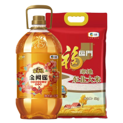 福临门 米油组合 5L+5kg
