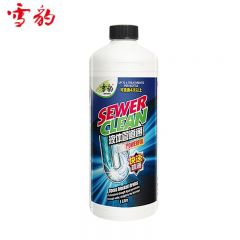 雪豹 液体管道疏通剂1L下水道疏通剂马桶坐便器座便器管道通