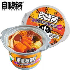 自嗨锅 夜宵锅方便火锅米线方便面螺蛳粉自助速食酸辣粉 江湖毛血旺自热锅401g