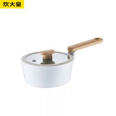 炊大皇（COOKER KING） 奶糖18cm奶锅不粘锅泡面宝宝辅食热奶锅汤锅电磁炉通用 NT18NG